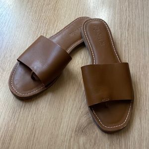 Madewell: The Boardwalk Post Slide Sandals